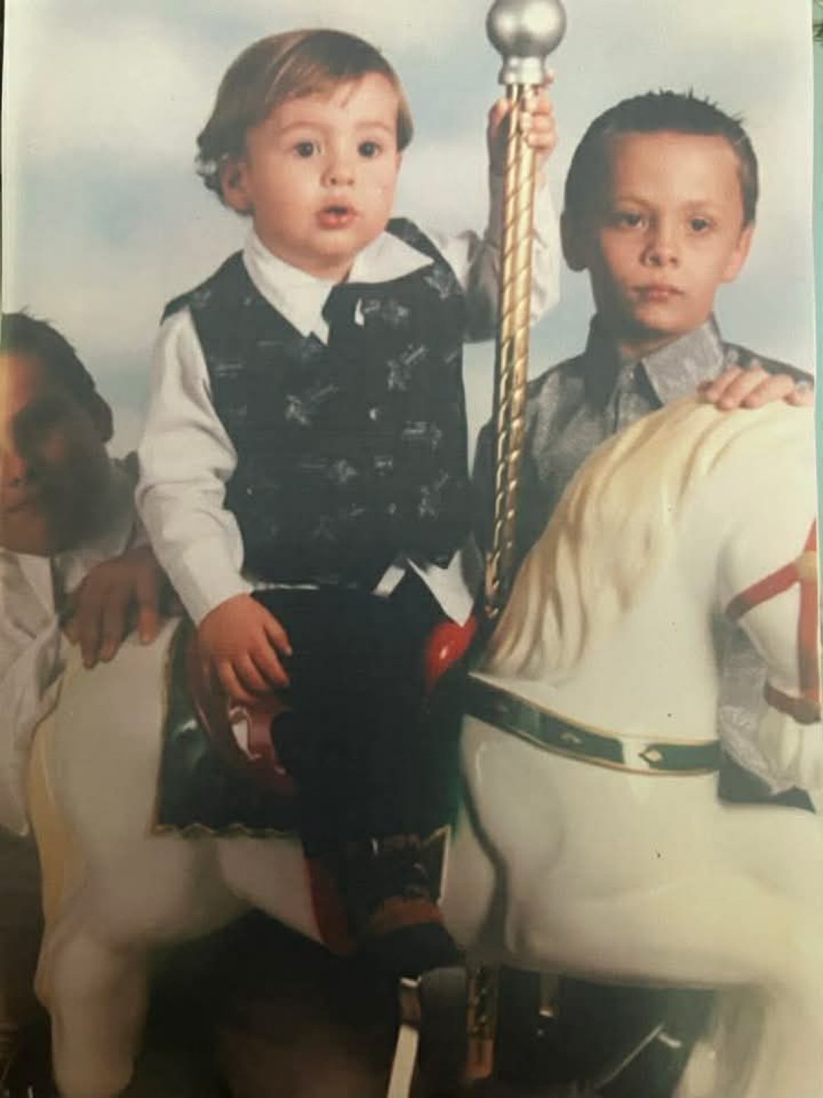 Casey as a child