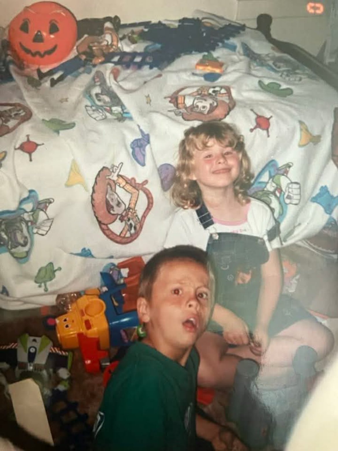 Casey as a child