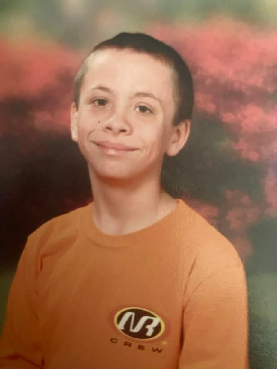Casey as a child
