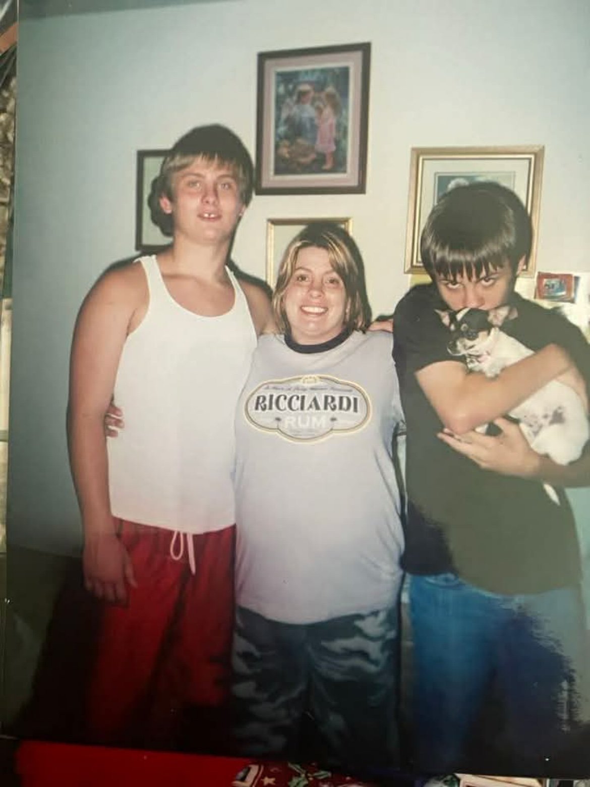 Casey as a child